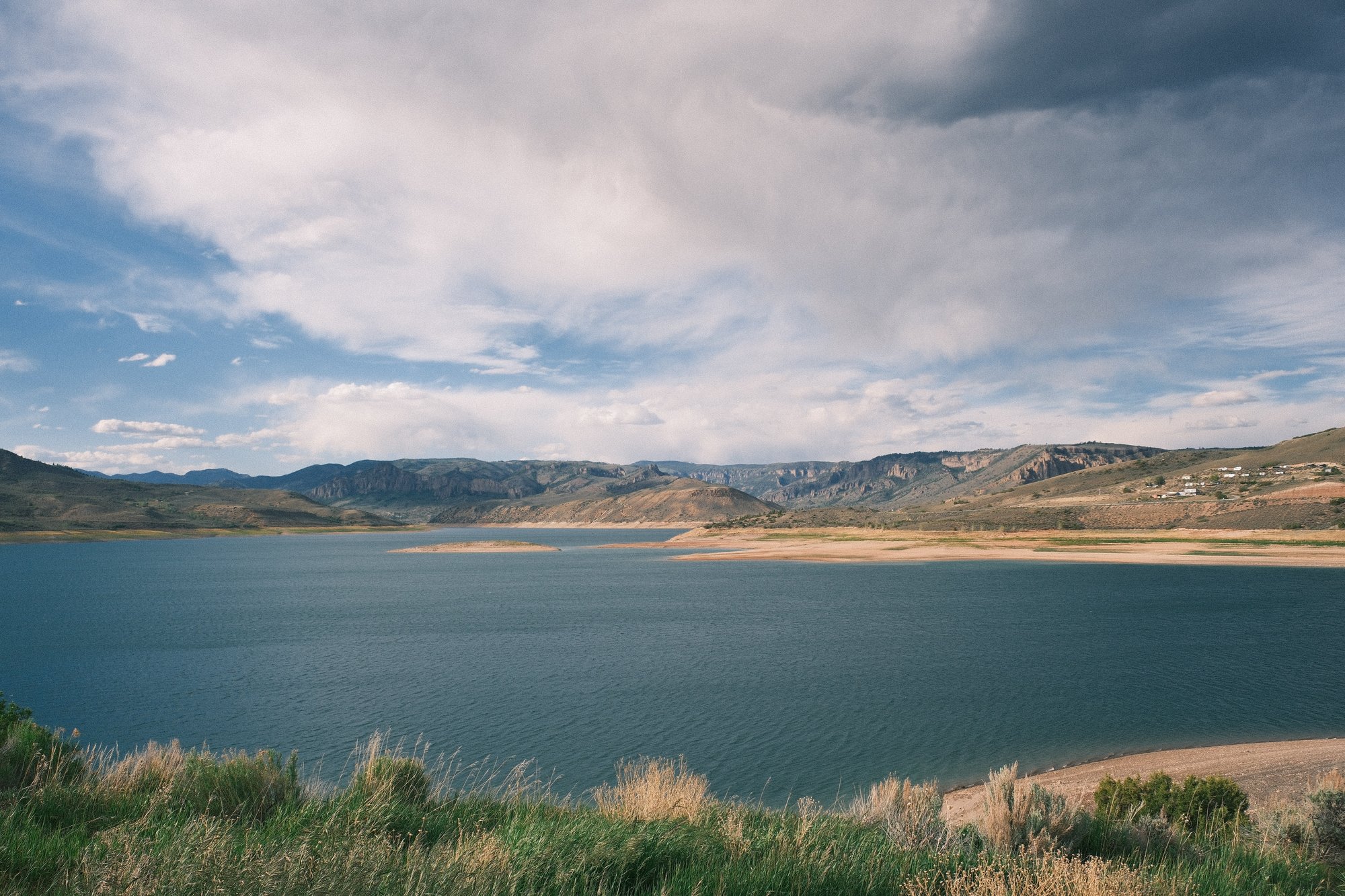 Landscape with reservoir
